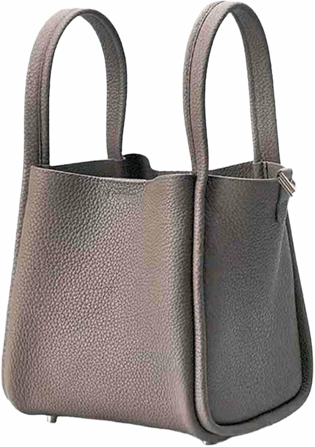Women's Classic Design Luxury Leather Bag Soft Handbag Fashion Multi functional Bucket Bag Elegant Handbag